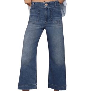 Maeve The Colette Crop High Rise Wide Leg Jeans Size 32
